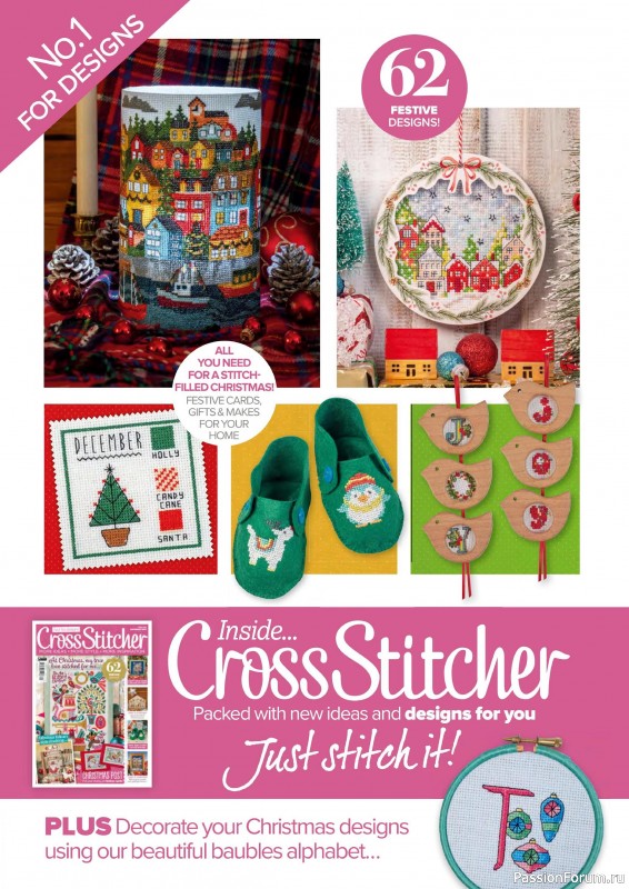 Коллекция вышивки в журнале «CrossStitcher №416 2024»