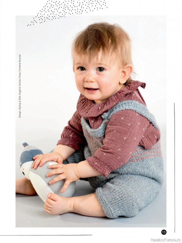 Вязаные модели для детей в журнале «Baby Maschenmode Sonderheft BM 011 2025»