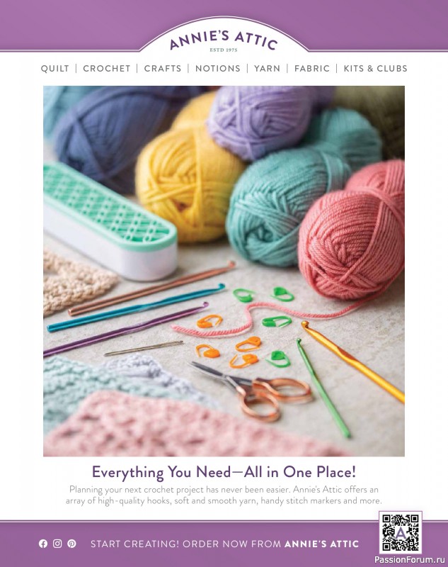 Вязаные проекты крючком в журнале &laquo;Crochet World - Summer 2026&raquo;