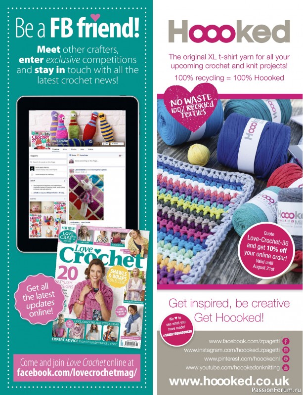 Вязаные проекты крючком в журнале «Love Crochet №36 2026»