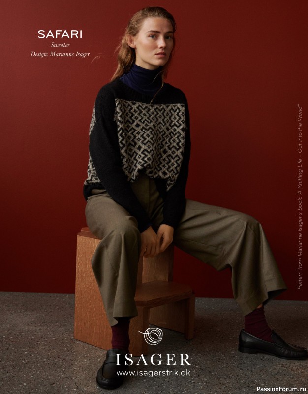 Вязаные проекты спицами в журнале «Laine Magazine №22 2024 Autumn»