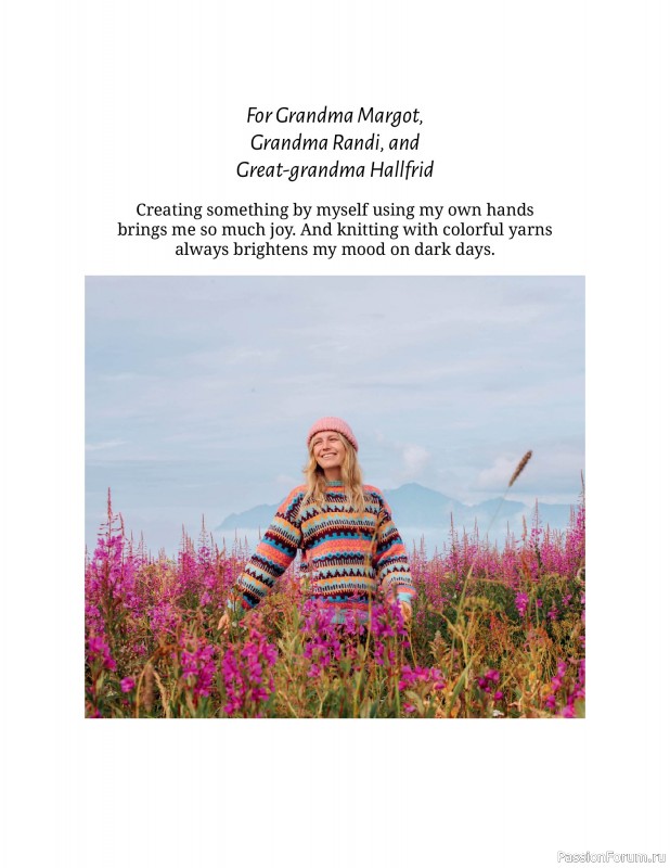 Вязаные проекты в книге «Happy Nordic Knits». Продолжение