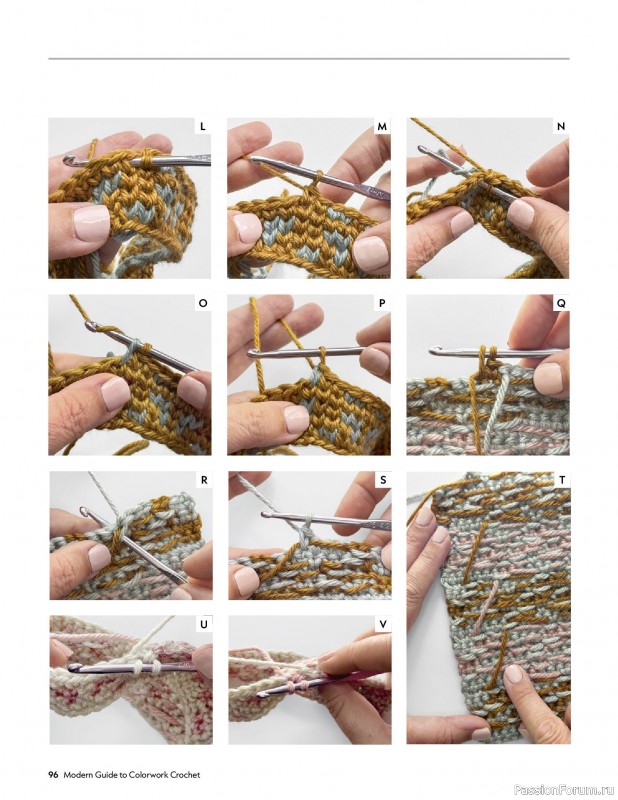 Вязаные проекты в книге «Modern Guide to Colorwork Crochet».