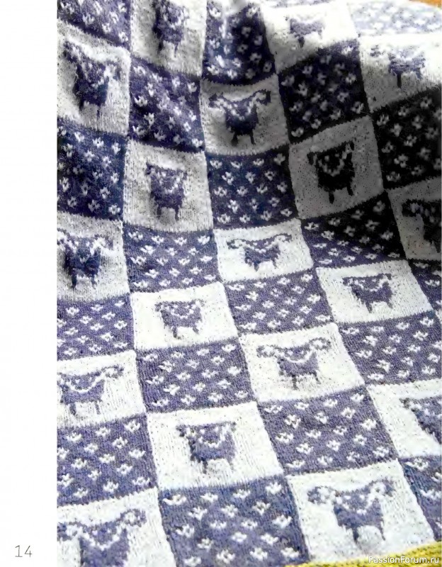 Вязаные проекты в книге «More Easy Fairisle Knits».