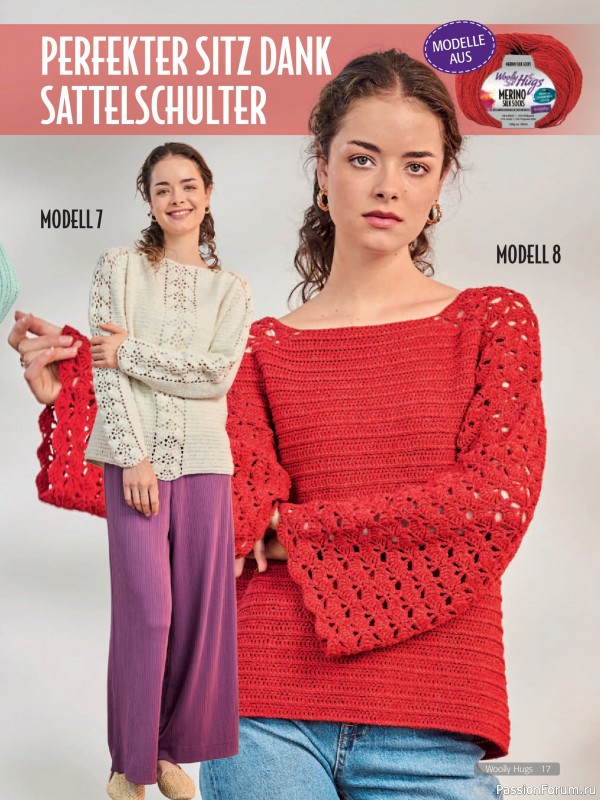 Вязаные проекты в журнале &laquo;Woolly Hugs Maschenwelt №4 2026&raquo;