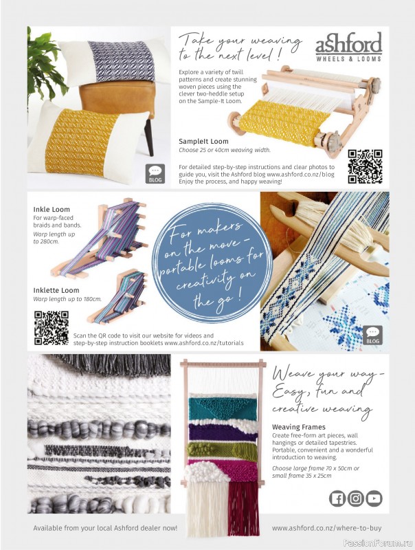 Коллекция проектов для рукодельниц в журнале «Australian Homespun №228 2025»