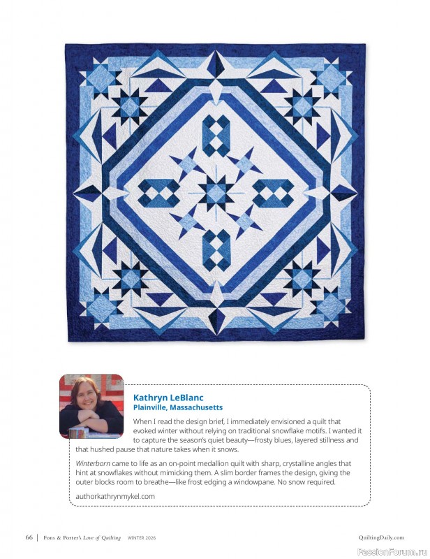 Коллекция проектов для рукодельниц в журнале «Fons & Porter's Love of Quilting - Winter 2026»