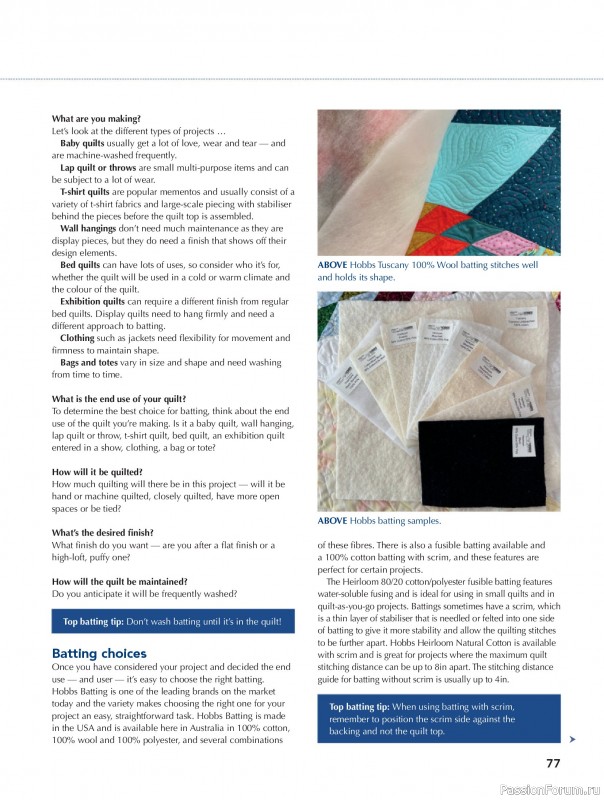 Коллекция проектов для рукодельниц в журнале «Great Australian Quilts №16 2025»