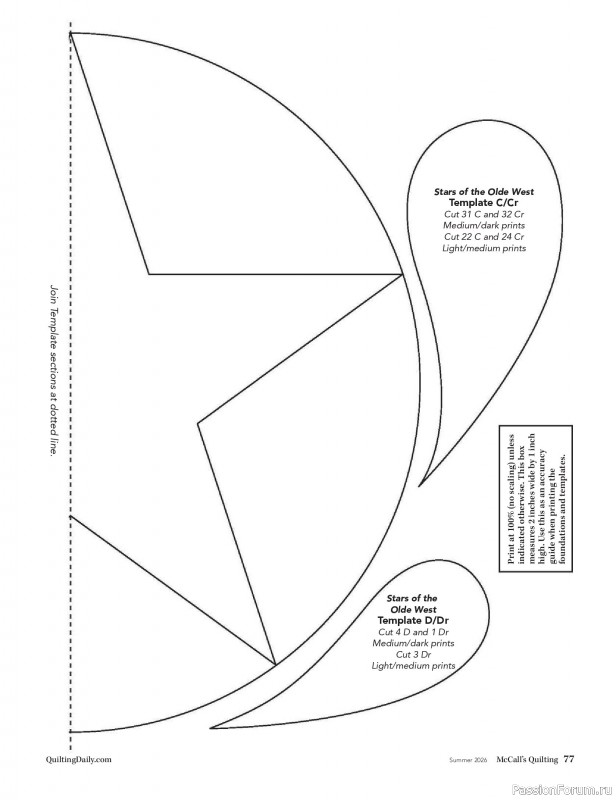 Коллекция проектов для рукодельниц в журнале &laquo;McCall's Quilting - Summer 2026&raquo;
