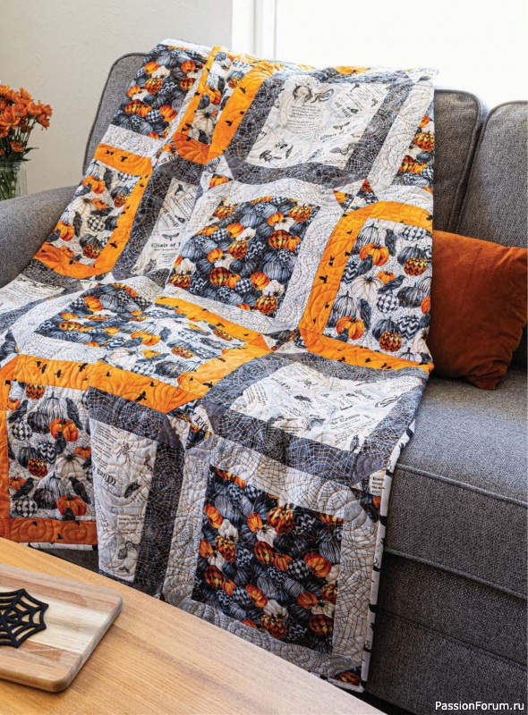 Коллекция проектов для рукодельниц в журнале «Quick+Easy Quilts - Fall 2025»