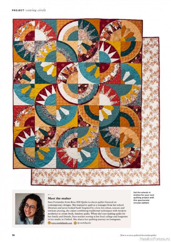 Коллекция проектов для рукодельниц в журнале «Todays Quilter №126 2025»