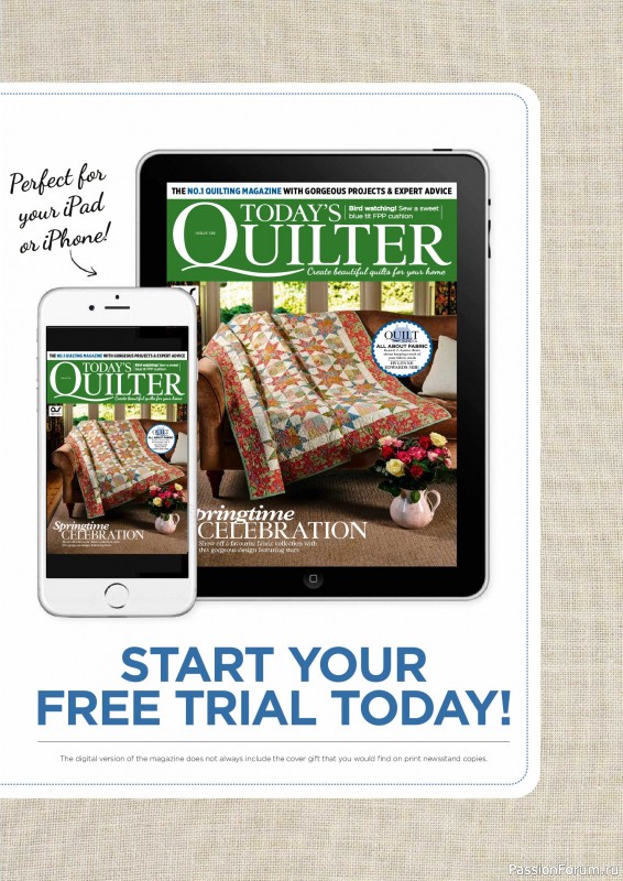 Коллекция проектов для рукодельниц в журнале &laquo;Todays Quilter №139 2026&raquo;