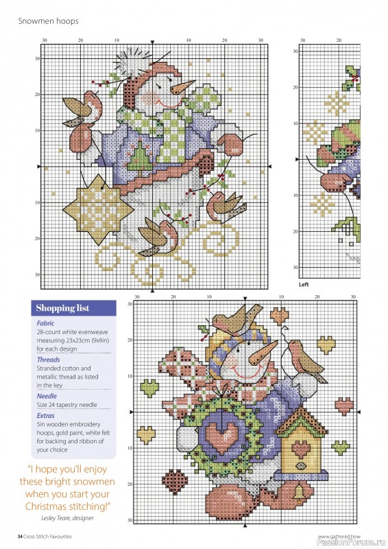 Коллекция вышивки в журнале «Cross Stitch Favourites - Christmas 2026»