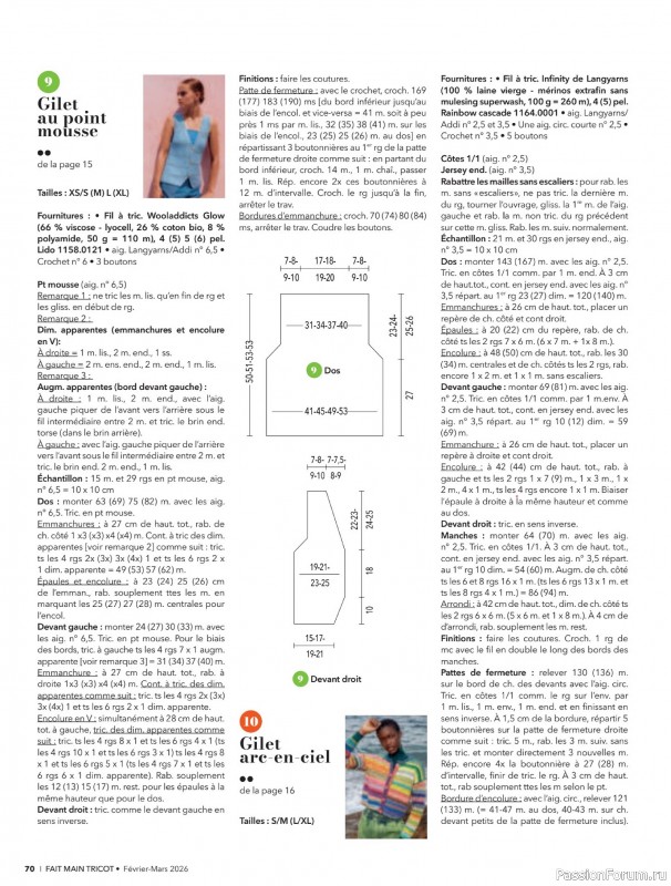 Вязаные модели в журнале &laquo;Fait Main Tricot №59 2026&raquo;