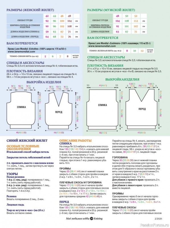 Вязаные модели в журнале &laquo;Knitting. Вязание №2 2026&raquo;