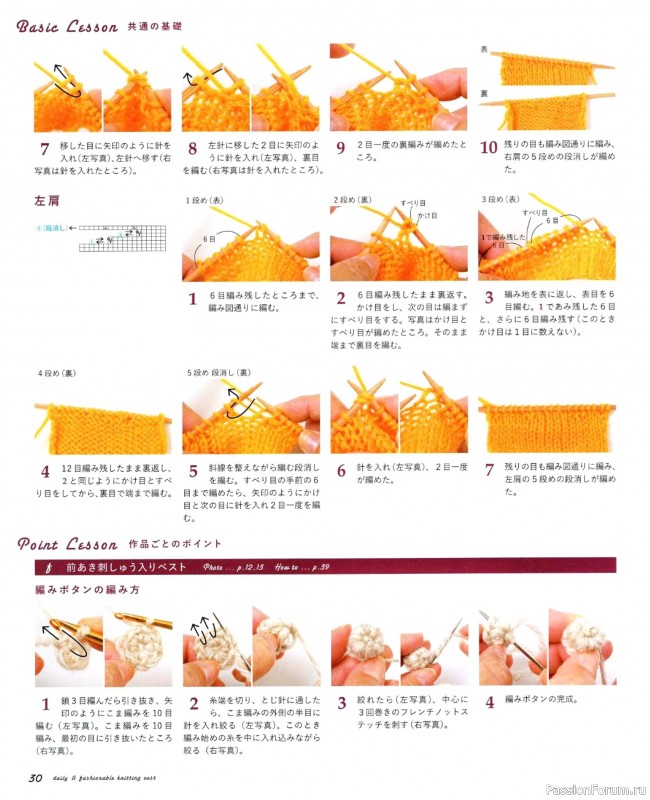 Вязаные модели в журнале «Let's Knit Series NV72113»