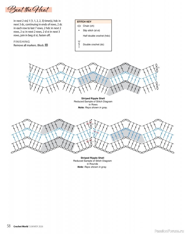 Вязаные проекты крючком в журнале &laquo;Crochet World - Summer 2026&raquo;