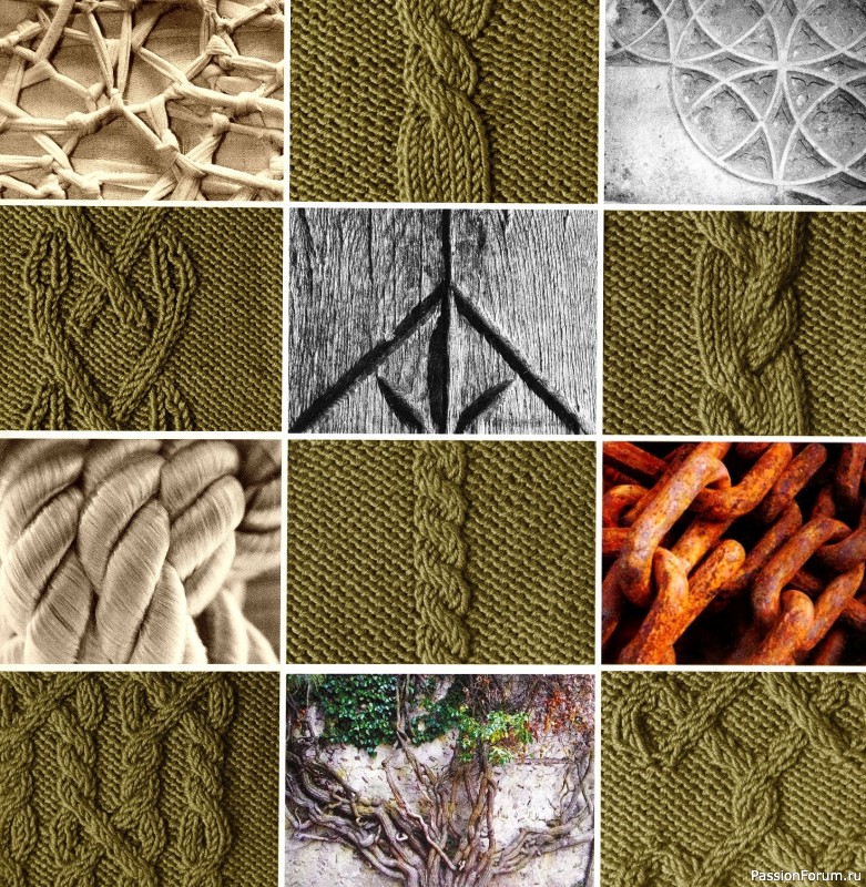 Вязаные проекты в книге &laquo;Cables & Aran Stitches-250 to Knit&raquo;