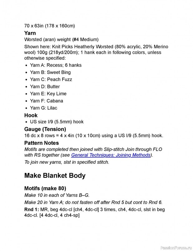 Вязаные проекты в книге «Crochet Modular Blankets»