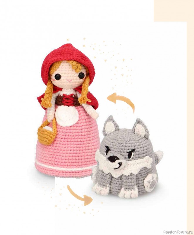 Вязаные проекты в книге «Reversible Amigurumi»