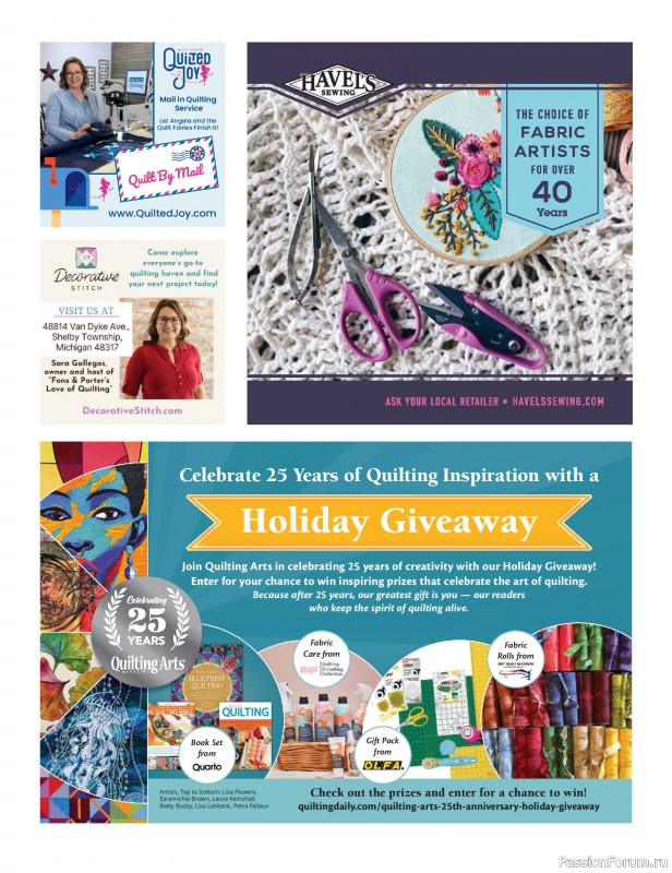 Коллекция проектов для рукодельниц в журнале «Fons & Porter's Love of Quilting - Winter 2026»