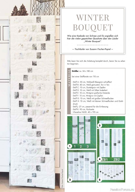 Коллекция проектов для рукодельниц в журнале &laquo;Patchwork das Magazin №2 2026&raquo;