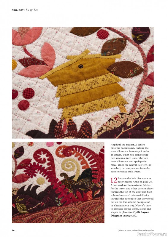 Коллекция проектов для рукодельниц в журнале «Todays Quilter №130 2025»