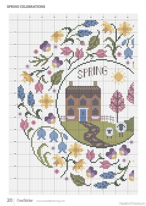 Коллекция вышивки в журнале «CrossStitcher №406 2024»