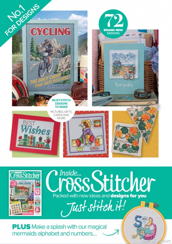 Коллекция вышивки в журнале «CrossStitcher №425 2025»