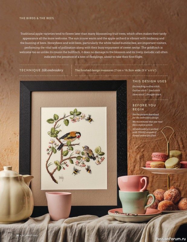 Коллекция вышивки в журнале &laquo;Inspirations №129 2026&raquo;