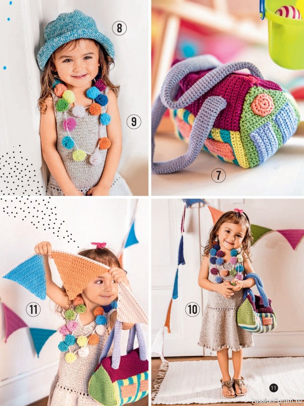 Вязаные модели для детей в журнале «Kinder Maschenmode №2 2025»