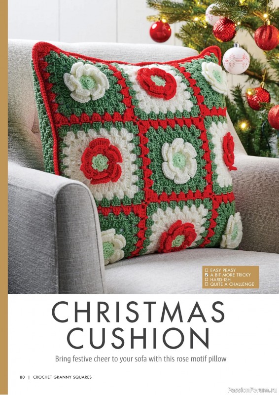 Вязаные проекты крючком в журнале «Crochet Granny Squares - 1st Edition 2025»