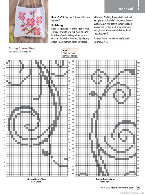 Вязаные проекты крючком в журнале «Crochet! - Spring 2023»