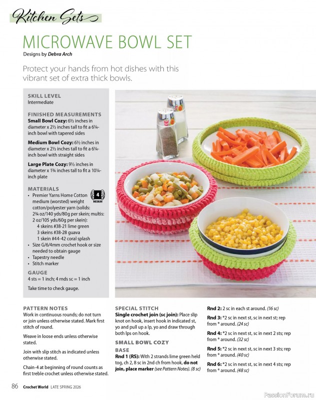 Вязаные проекты крючком в журнале &laquo;Crochet World Specials - Late Spring 2026&raquo;