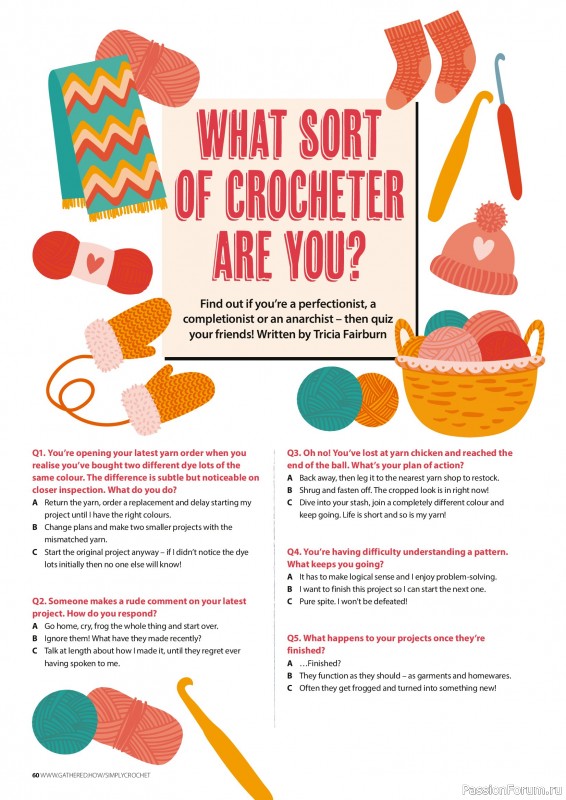 Вязаные проекты крючком в журнале &laquo;Simply Crochet №174 2026&raquo;