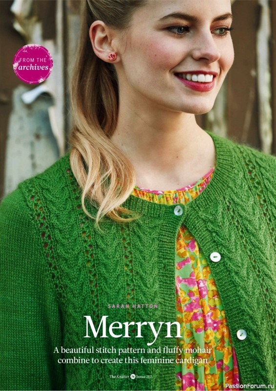 Вязаные проекты спицами в журнале «The Knitter №212 2025»