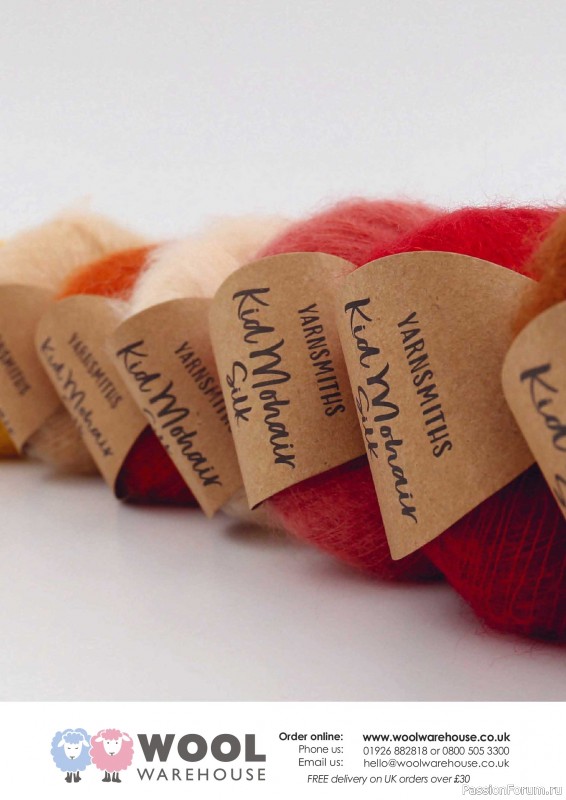 Вязаные проекты спицами в журнале «The Knitter №232 2026»