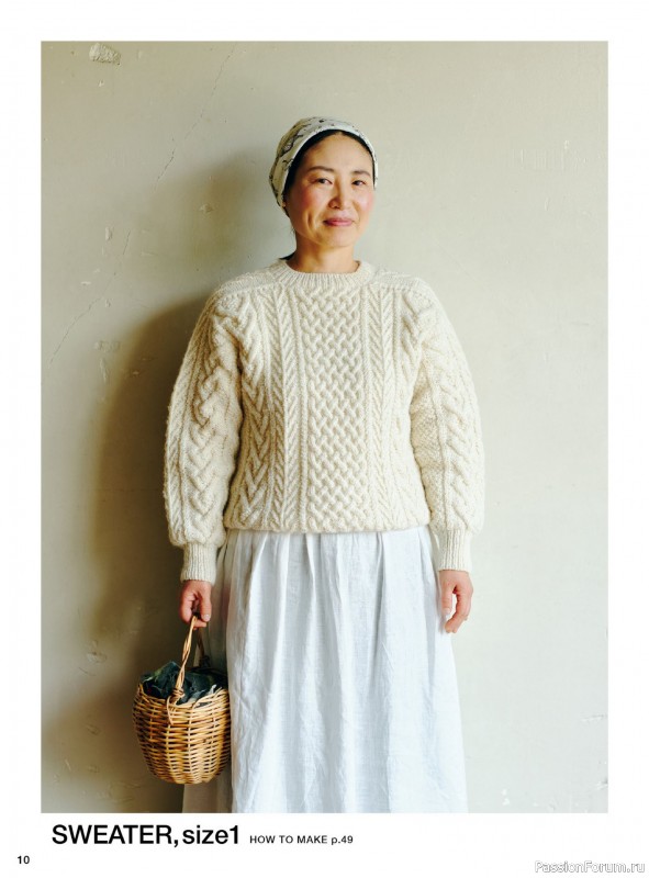 Вязаные проекты в книге «Aran knits for a lifetime»