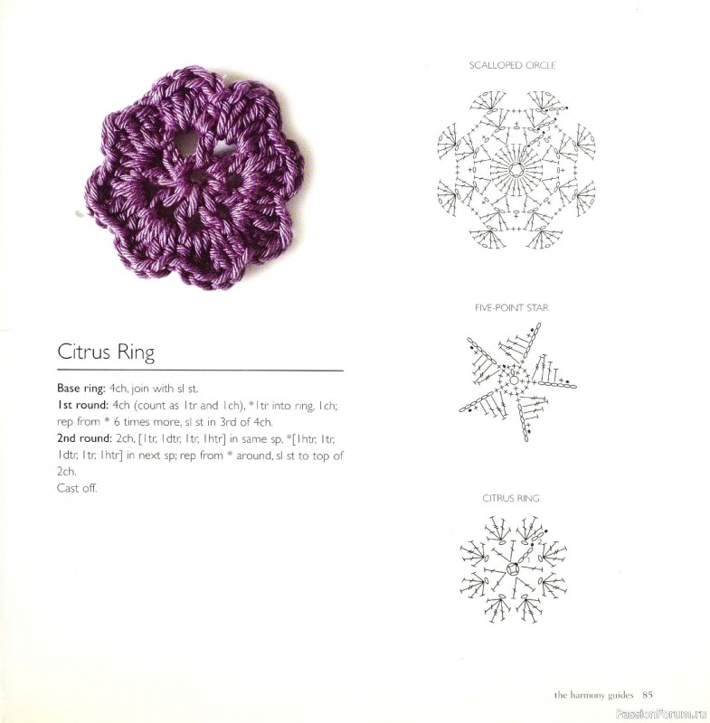 Вязаные проекты в книге &laquo;Crochet Stitch Motifs&raquo;.