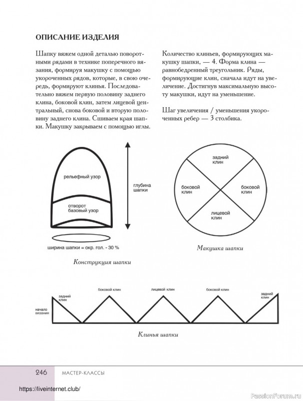 Вязаные проекты в книге «Поперечное вязание крючком от А до Я». Продолжение