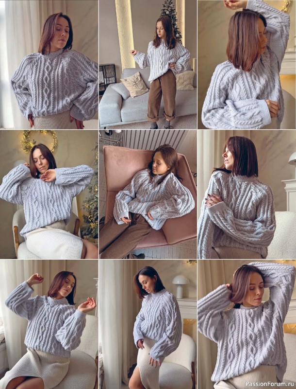 Вязаные проекты в книге &laquo;Реглан сверху&raquo;.