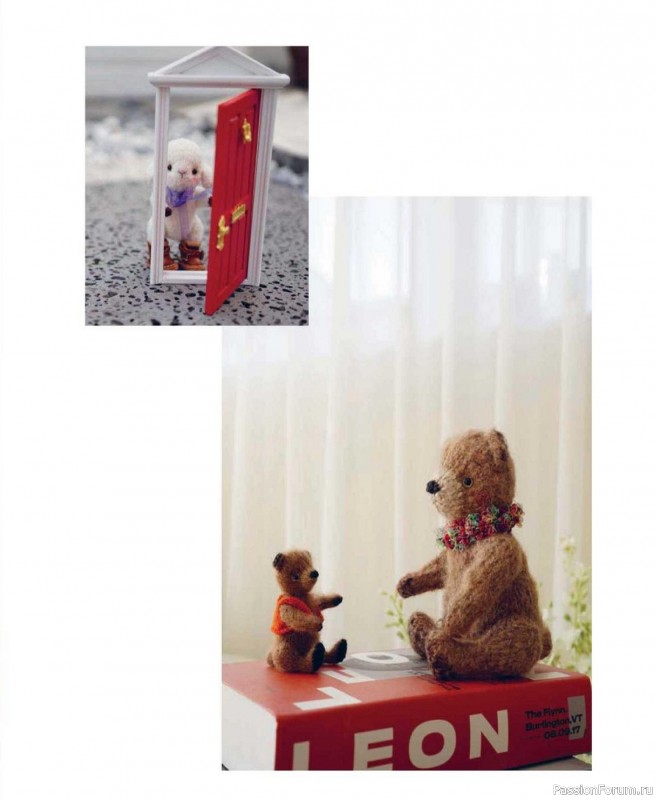 Вязаные проекты в книге &laquo;Шарнирные игрушки на спицах&raquo;.