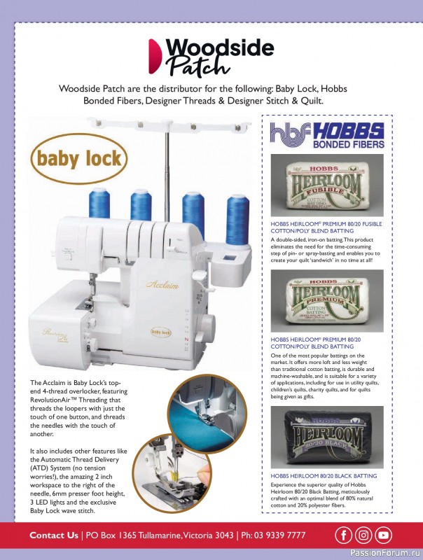 Коллекция проектов для рукодельниц в журнале &laquo;Australian Homespun №230 2026&raquo;