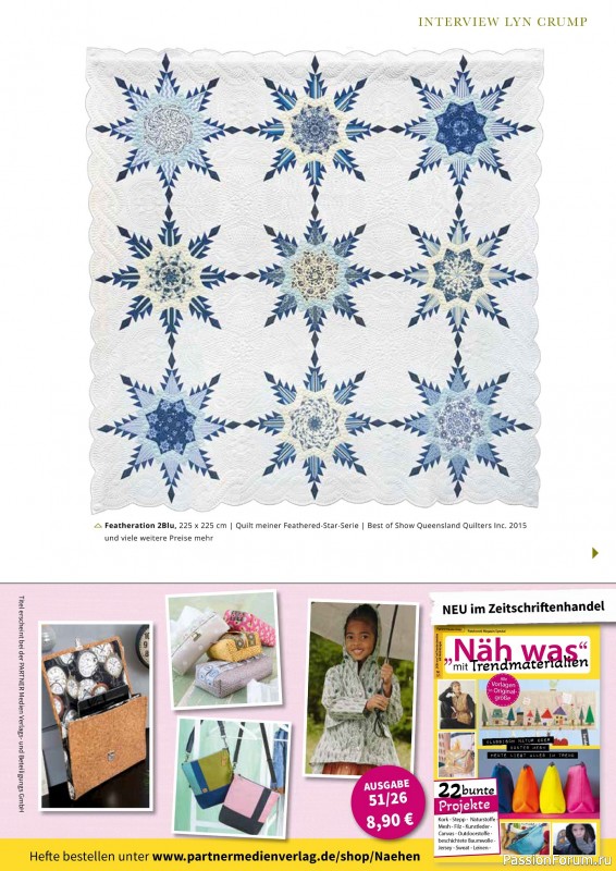 Коллекция проектов для рукодельниц в журнале &laquo;Patchwork Professional №2 2025&raquo;