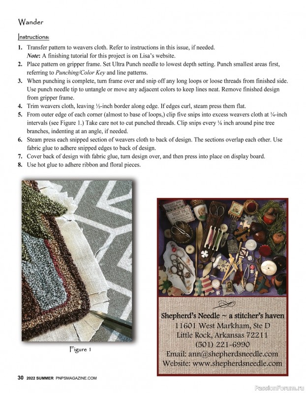Коллекция проектов для рукодельниц в журнале «Punch Needle & Primitive Stitcher - Summer 2022»