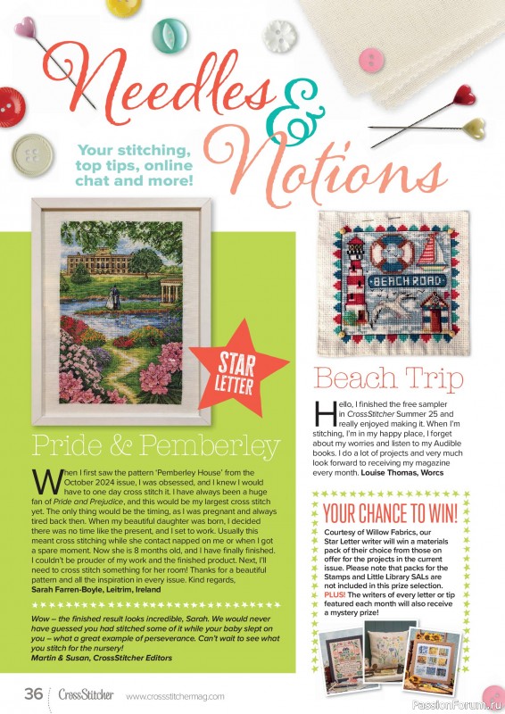 Коллекция вышивки в журнале &laquo;CrossStitcher №434 2026&raquo;