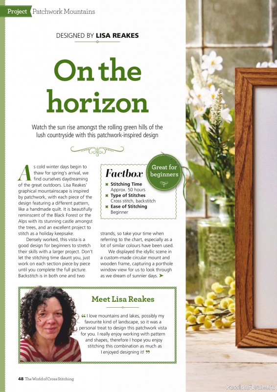 Коллекция вышивки в журнале &laquo;The World of Cross Stitching №368 2025&raquo;