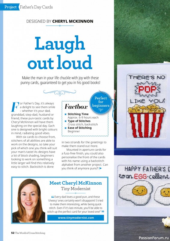 Коллекция вышивки в журнале &laquo;The World of Cross Stitching №372 2026&raquo;
