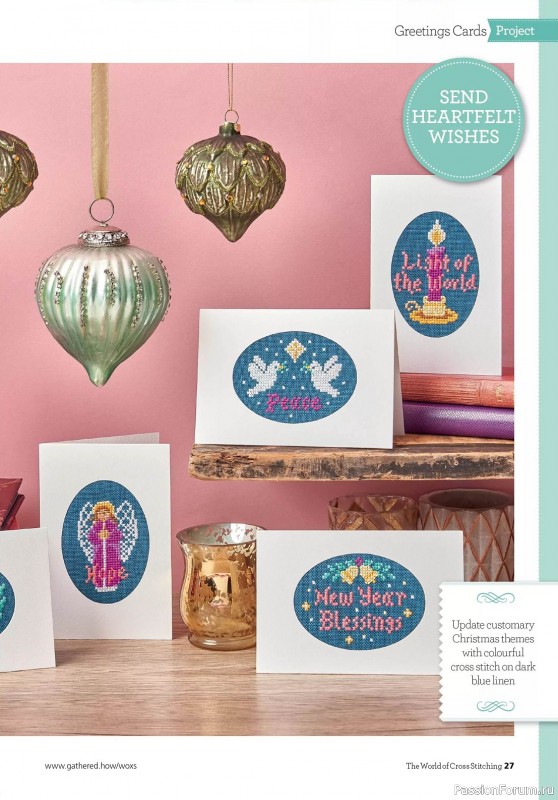 Коллекция вышивки в журнале «The World of Cross Stitching - Special 2023»