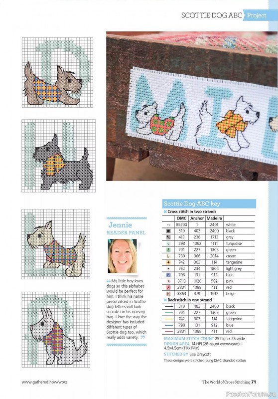 Коллекция вышивки в журнале «The World of Cross Stitching - Special 2023»